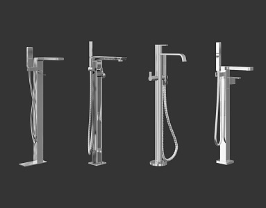 Faucet bathroom hardware shower hand spray 3d model