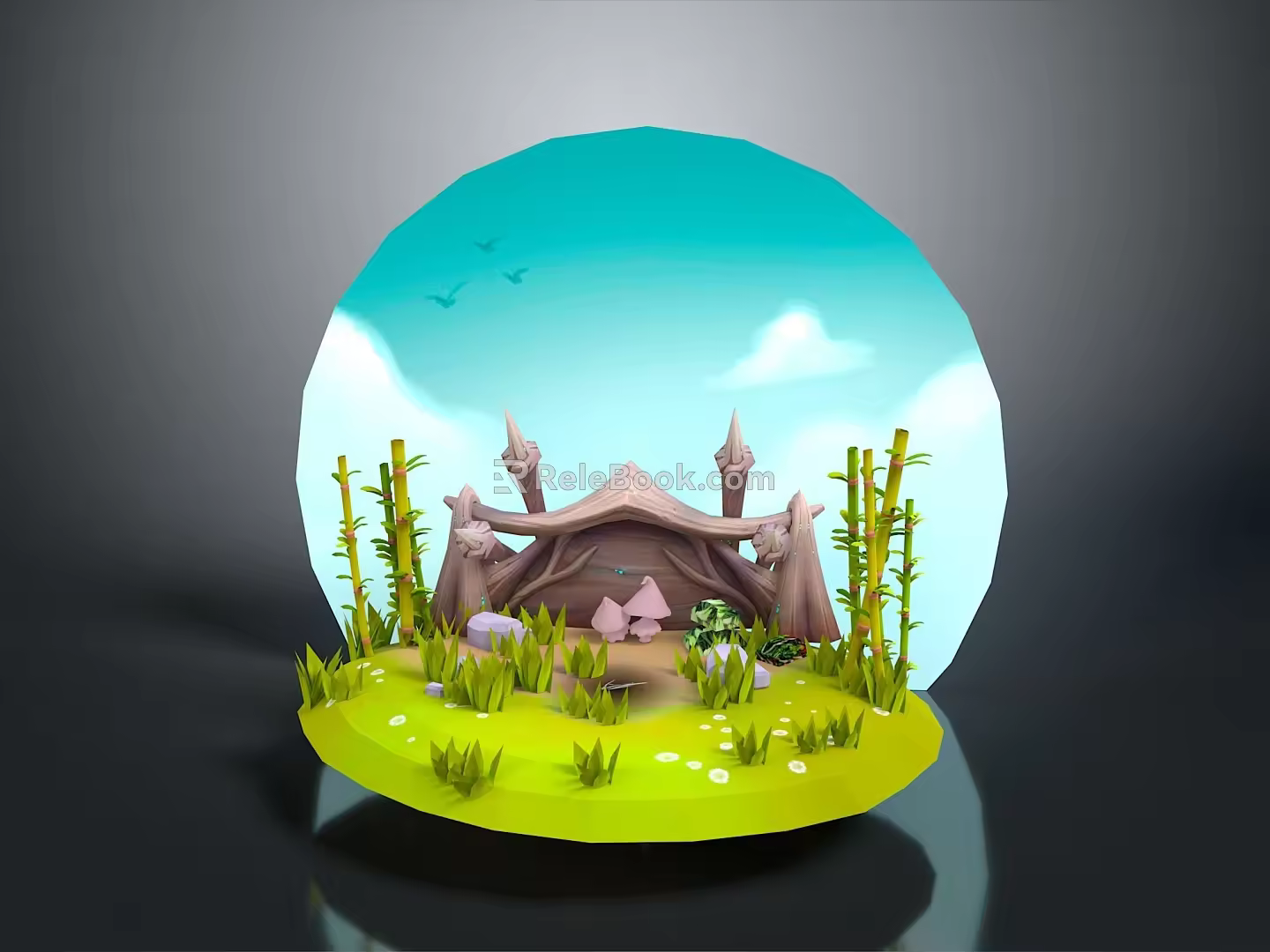 Game Environment Game Scene Fairy Tale Scene Fairy Tale Magic Scene Magic Item Fantasy Scene 3d model