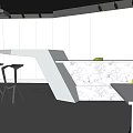 Modern Fitness Gym Interior With Spacious Workout Area White Walls And Gray Flooring