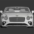 White Luxury Convertible Car With Sleek Design And Open Top Front Grille And Alloy Wheels