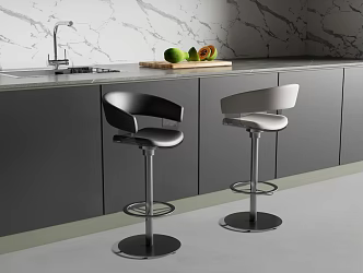 Bar Chair Bar Stool High Stool 3d model