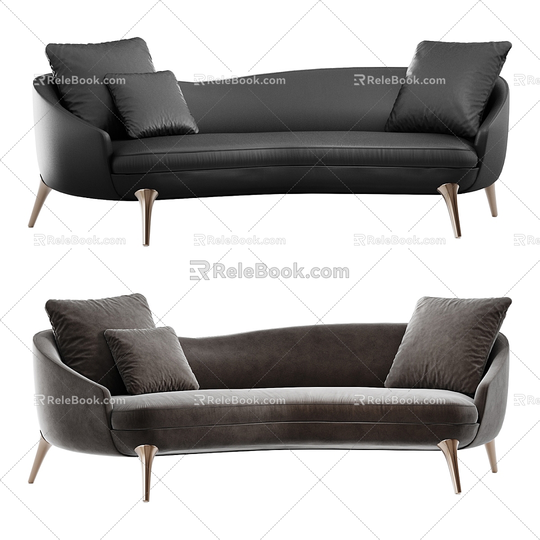 Modern Minotti Multiplayer Sofa 3d model