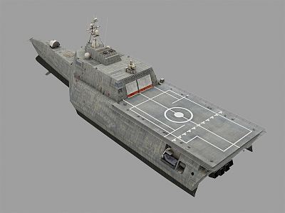 modern aircraft carrier sea aircraft carrier warship 3d model