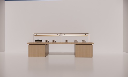 New Chinese Style Display Desk 3d model