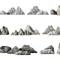 Natural Stone Garden Ornaments With Various Shaped Decorative Rocks For Landscape Design
