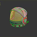Sci-Fi Helmet Alien Helmet-Helmet High Tech Helmet Game Helmet 3d model