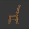 Solid Wood Slat Back Wooden Chair With Armrests And Classic Design