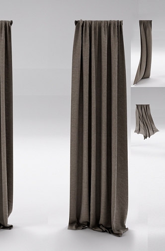 Curtains 3d model