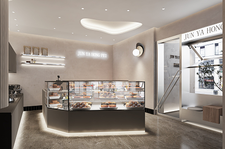 Modern Cake Shop 3d model