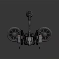 Modern Drone Military Drone Armed Drone Sci-Fi Drone High-Tech Drone 3d model