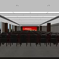 Hotel Public Lounge Area With Comfortable Sofas Decorative Painting Green Plants And Modern Design