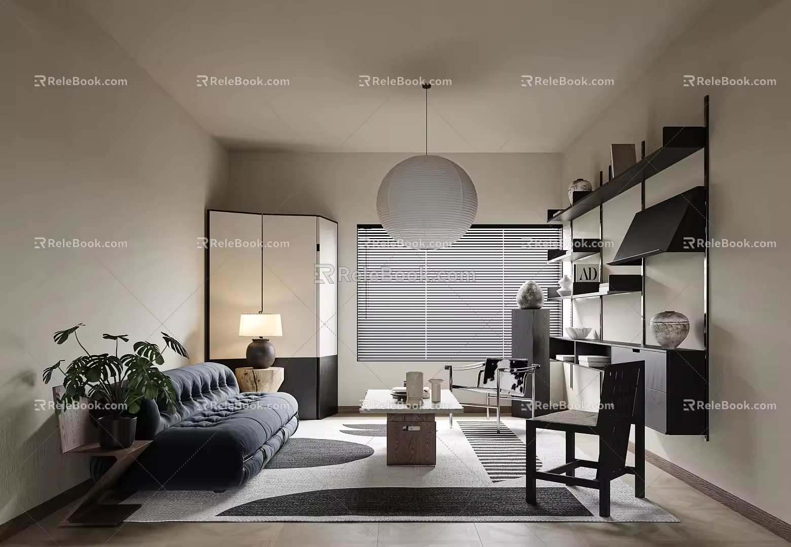 The Silent Living Room 3d model