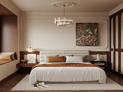 Jane Ou Bedroom Middle Bedroom 3d model Jane Ou Bedroom Middle Bedroom 3d model