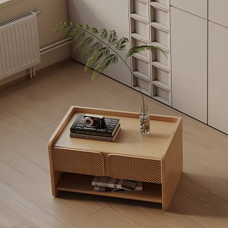 Modern Bedside Cabinet 3d model