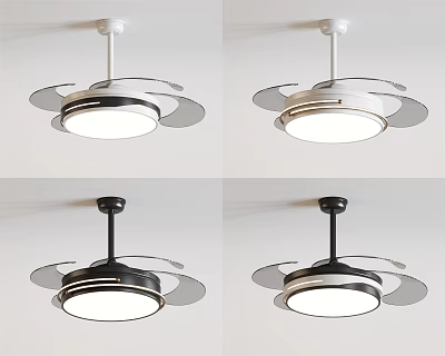 Modern Ceiling Mounted Air Conditioner Fan in Various Colors with Contemporary Design for Indoor Use 3d model