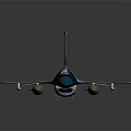 Sleek Modern Fighter Jet With Blue White Camouflage Missiles And Aerodynamic Design