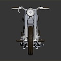 Modern motorcycle two-wheeled motorcycle off-road motorcycle road racing motorcycle 3d model