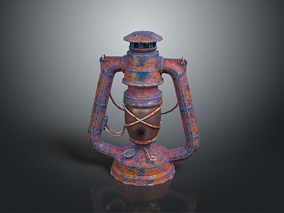 Kerosene Lamp Vintage Oil Lamp Vintage Kerosene Lamp Oil Lamp Gasoline Lamp Miner's Lamp Medieval Miner's Lamp Vintage Miner's Lamp 3d model