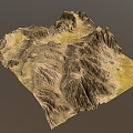 Mountains Mountain Valley Canyon Cliff Cliff Big Mountain Highland Glacier Terrain Cliff Green Mountain 3d model