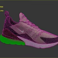Stylish Nike Sports Shoes With Air Cushion And Mesh Design