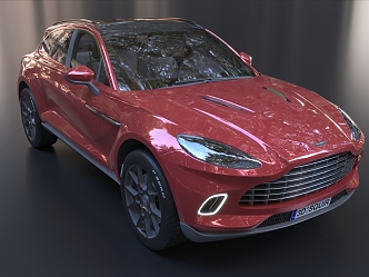 Aston Martin Car Coupe 3d model