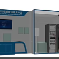5G End to End Commercial Products Store Front Desk With Display Screen And Equipment