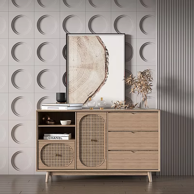 Nordic Entrance Cabinet 3d model