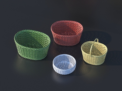 Modern Storage Basket 3d model