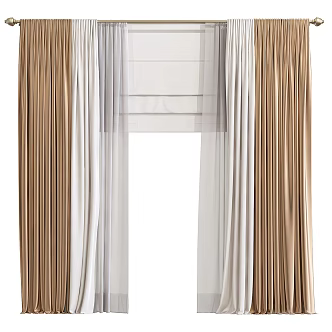 Curtains 3d model