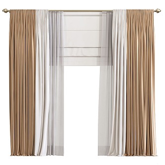 Curtains 3d model