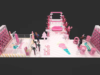 Modern Meichen Online Red Photo Pushcard Meichen 3d model Modern Meichen Online Red Photo Pushcard Meichen 3d model