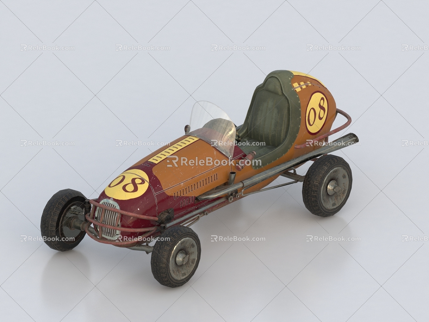 Retro Racing Racing Pro Racing F1 F4 Car sports car Concept Car 3d model