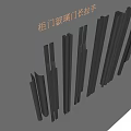 Long Modern Handles for Cabinet Doors and Glass Door Furniture Hardware