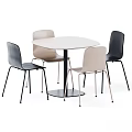 Modern Table And Chair Set With Minimalist Design For Home Dining Area