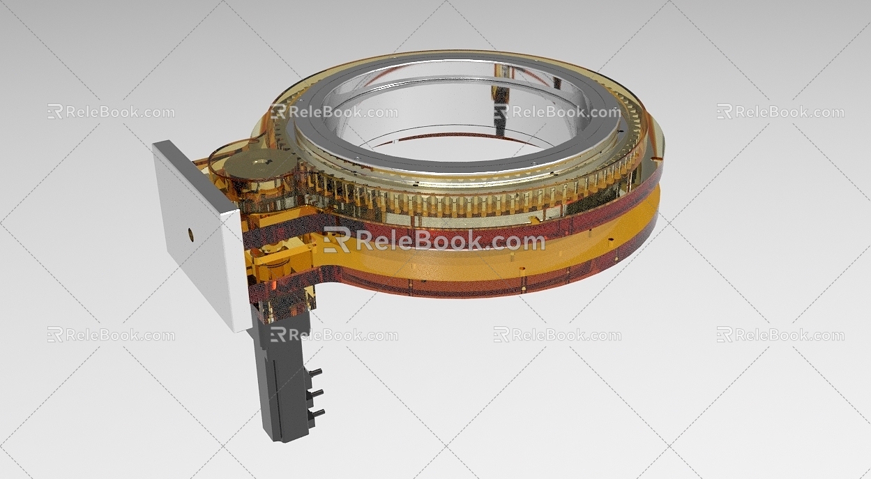 Industrial equipment 950 Industrial rotating platform 3d model