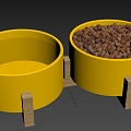 Cat Food Cat Food Bowl Dog Food Dog Food Bowl Pet Bowl Pet Water Bowl 3d model