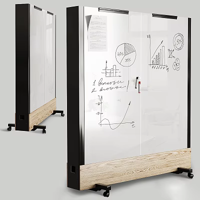 Creative Workspace With Musical Instruments And Art Supplies Display Setup 3d model