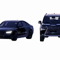 SUV sedan 3d model