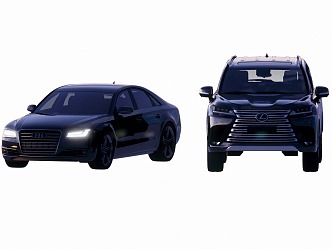 SUV sedan 3d model