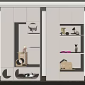 Modern cat climbing frame 3d model