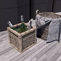 Nordic Storage Basket 3d model