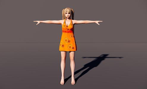 Characters 3d model