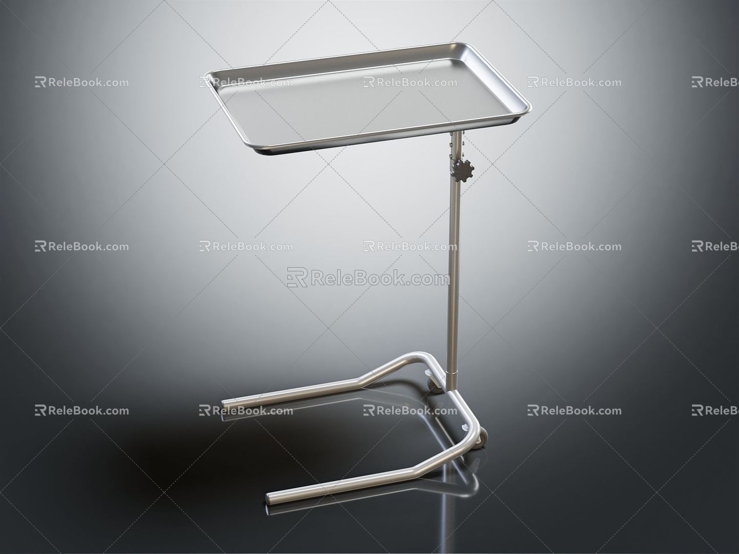 Modern Medical Tray Plates Metal Plates 3d model