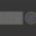 Gray Building Construction Paving Stones In Rectangular And Octagonal Shapes