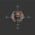 laser tower turret turntable sci-fi tower defense game tower defense sci-fi turret game turret game turret 3d model