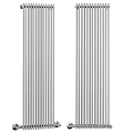Other Vertical Silver Stripes Design With Parallel Lines On White Background Surface