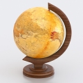 Globe world map desktop ornaments 3d model