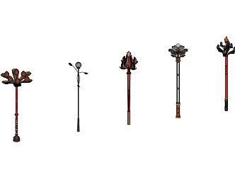 Street lamp pole 3d model