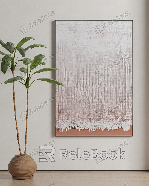 Simple Hallway Hanging Painting model