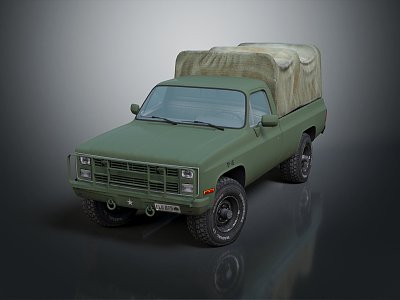 Modern Military Vehicle Military Card Armored Transporter 3d model